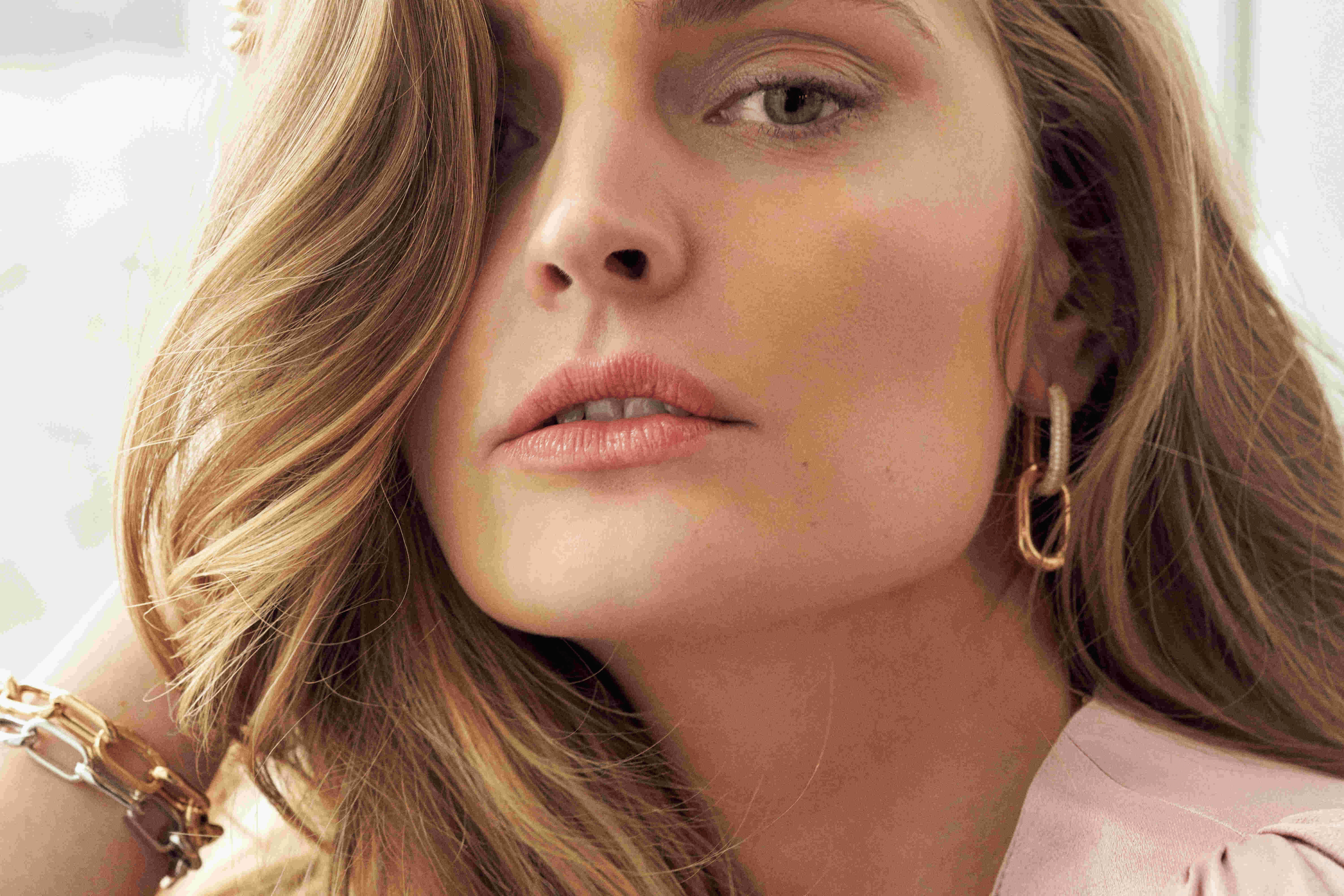 kolczyki pozłacane wiszące