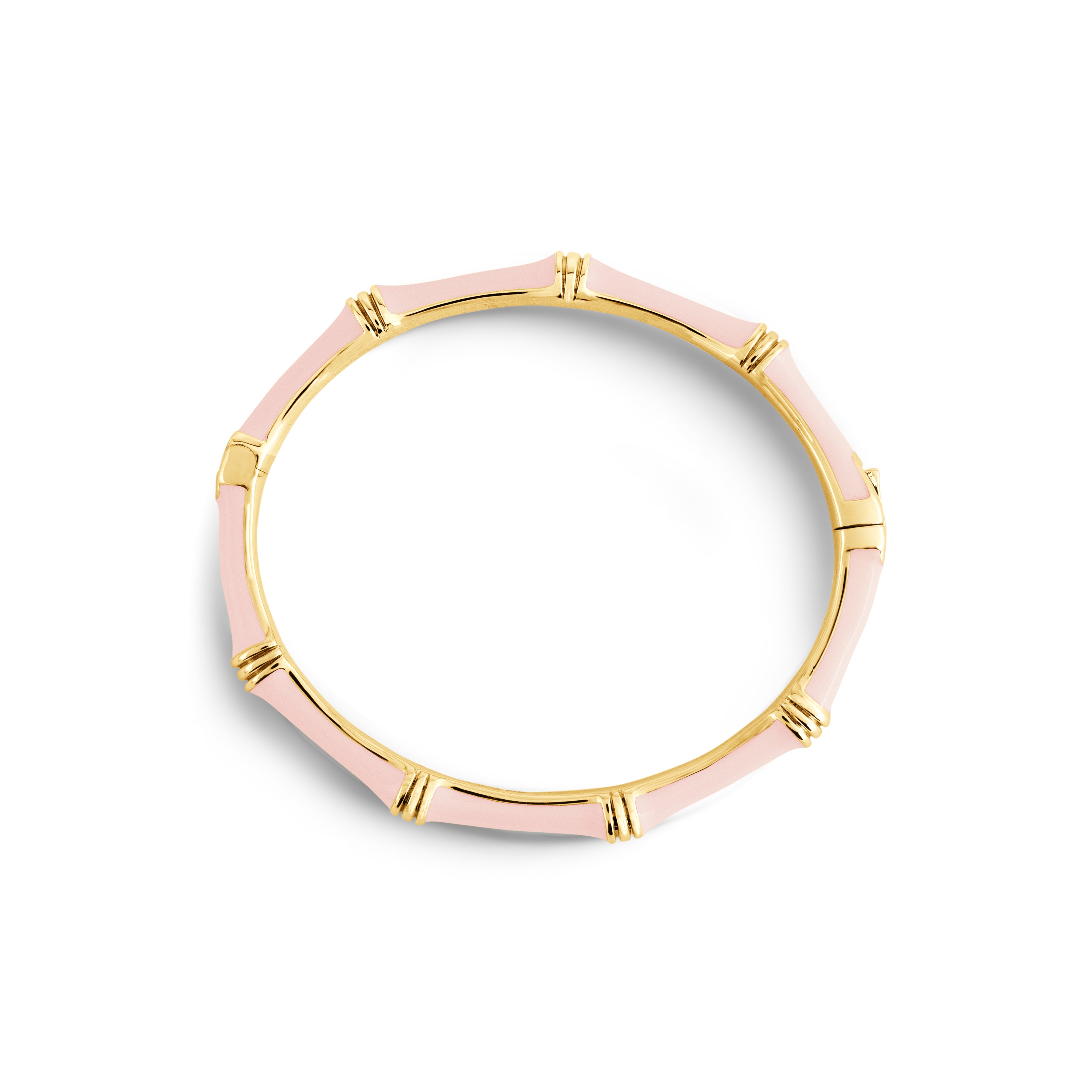 Kolorowa Bransoletka Bangle Bamboo Emalia | Vivagem