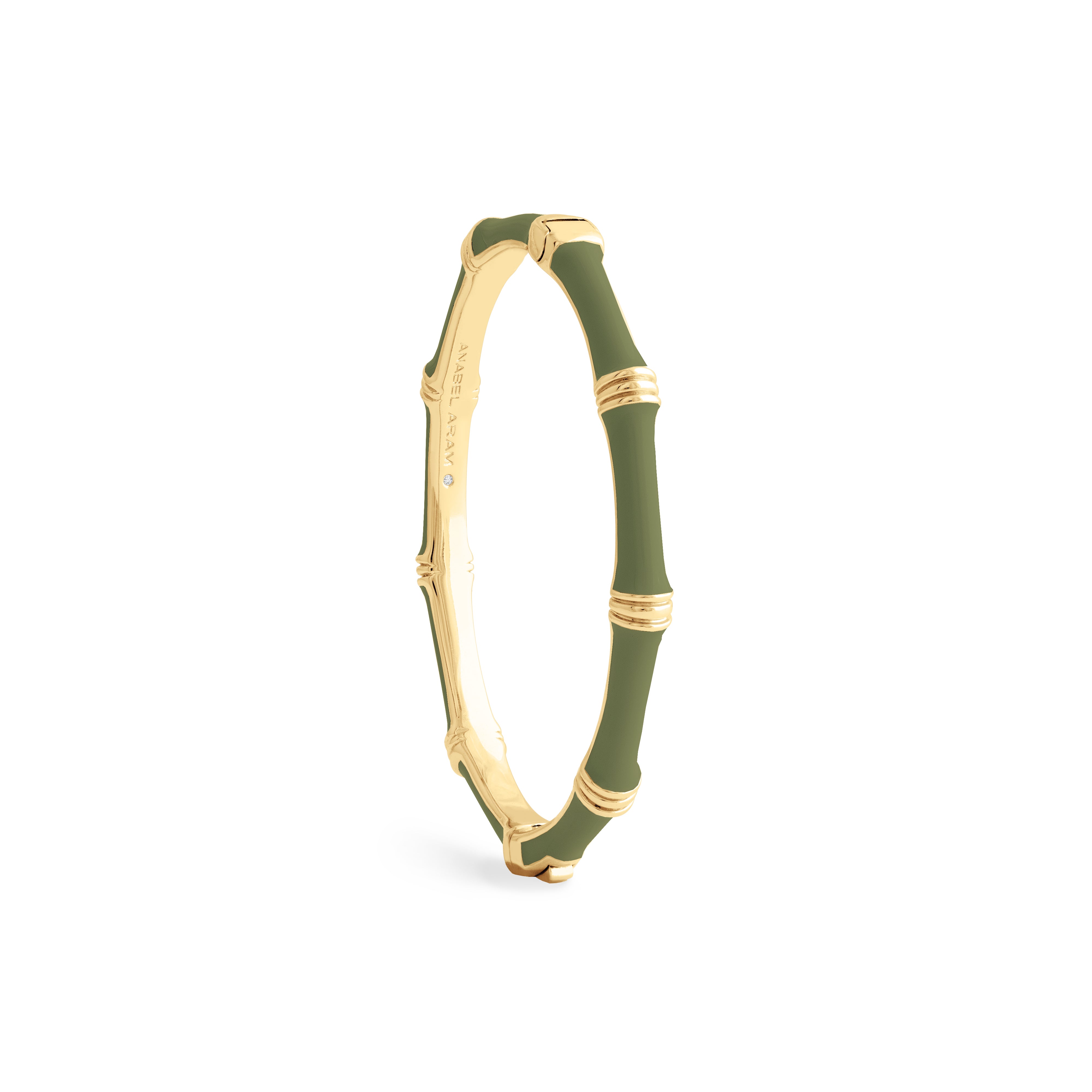 Kolorowa Bransoletka Bangle Bamboo Emalia | Vivagem