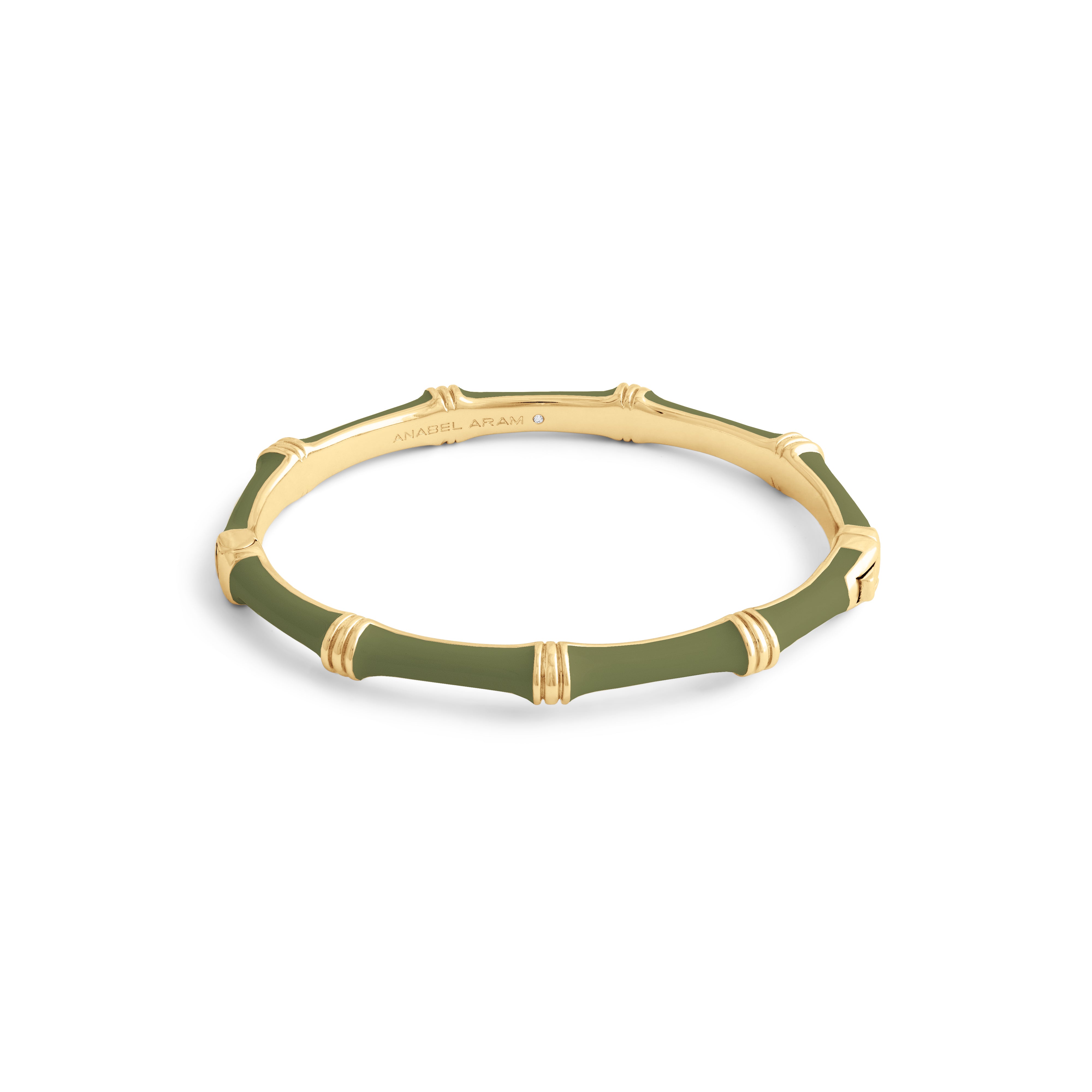 Kolorowa Bransoletka Bangle Bamboo Emalia | Vivagem