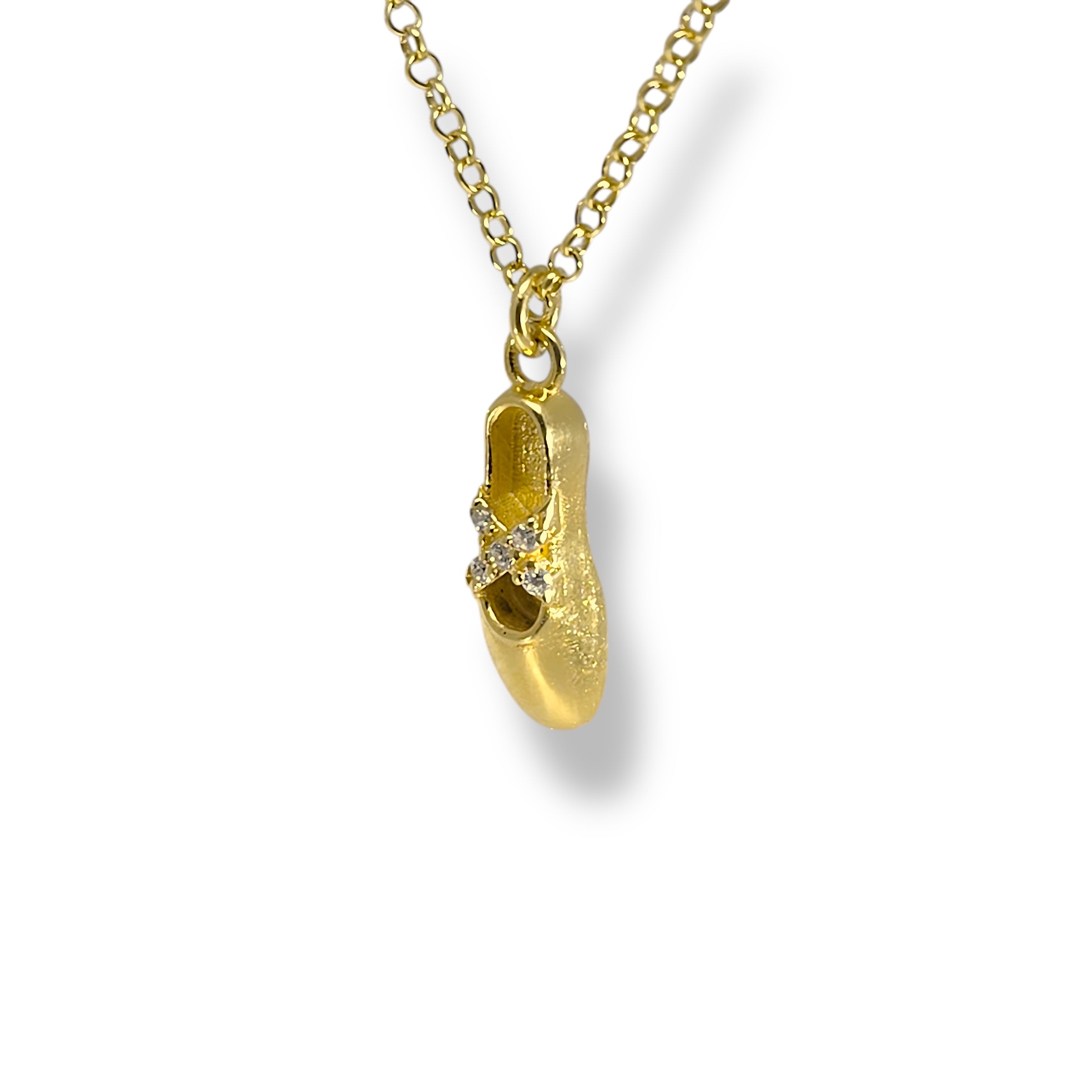 Złoty Naszyjnik Włoski Bucik Szczęścia | Talizman | Vivagem