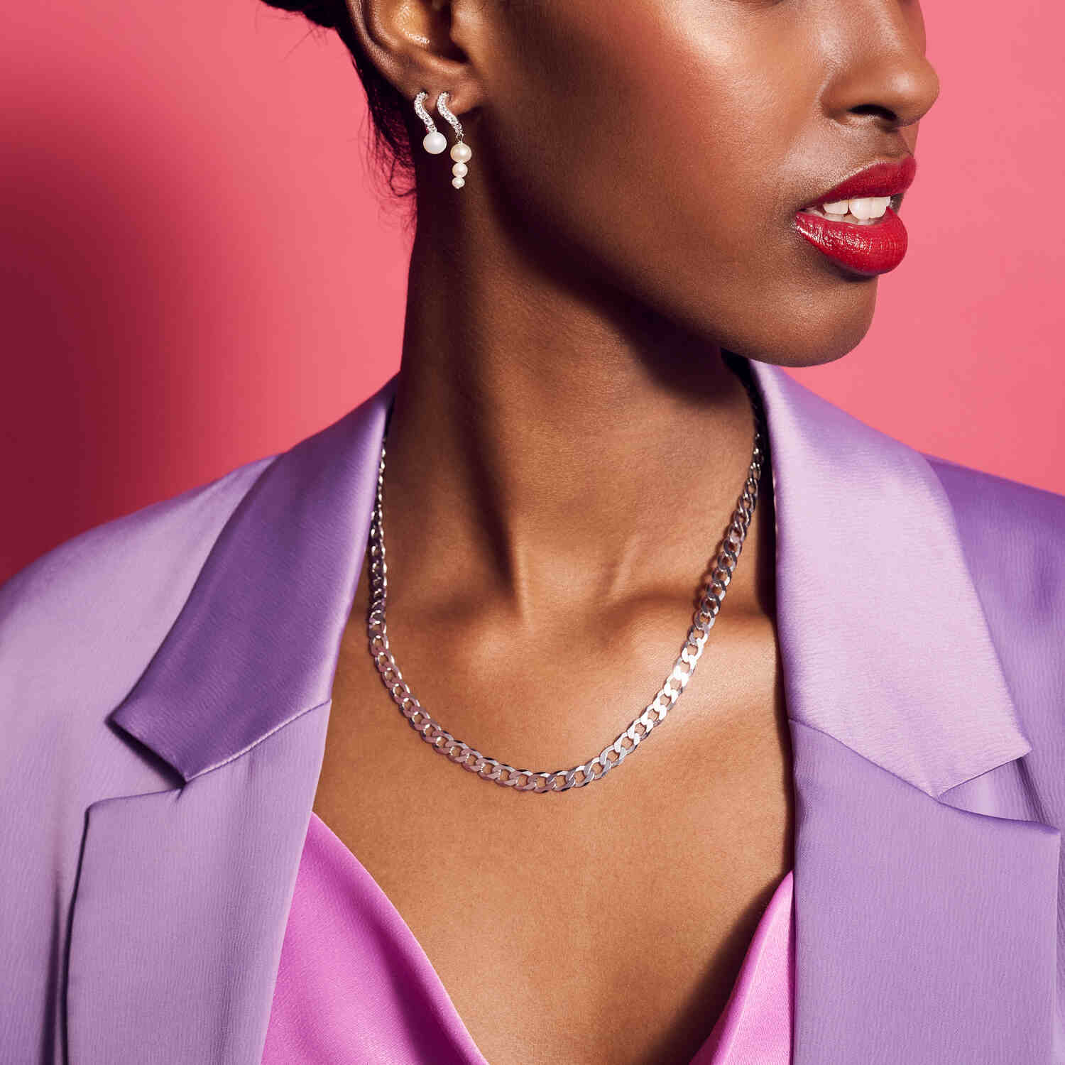 Srebrna Zbroja Stylu: Masywny Naszyjnik Armor, Skandynawski Design, Vivagem Selection