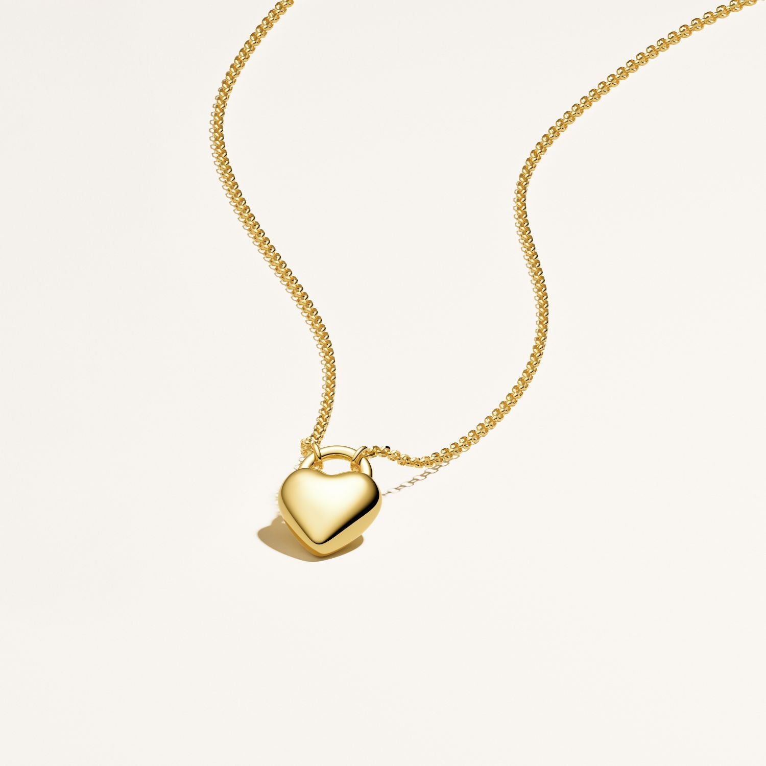 Złoty Szept Miłości: Pozłacany Naszyjnik Serduszko Julia Sif Jakobs, Vivagem Selection