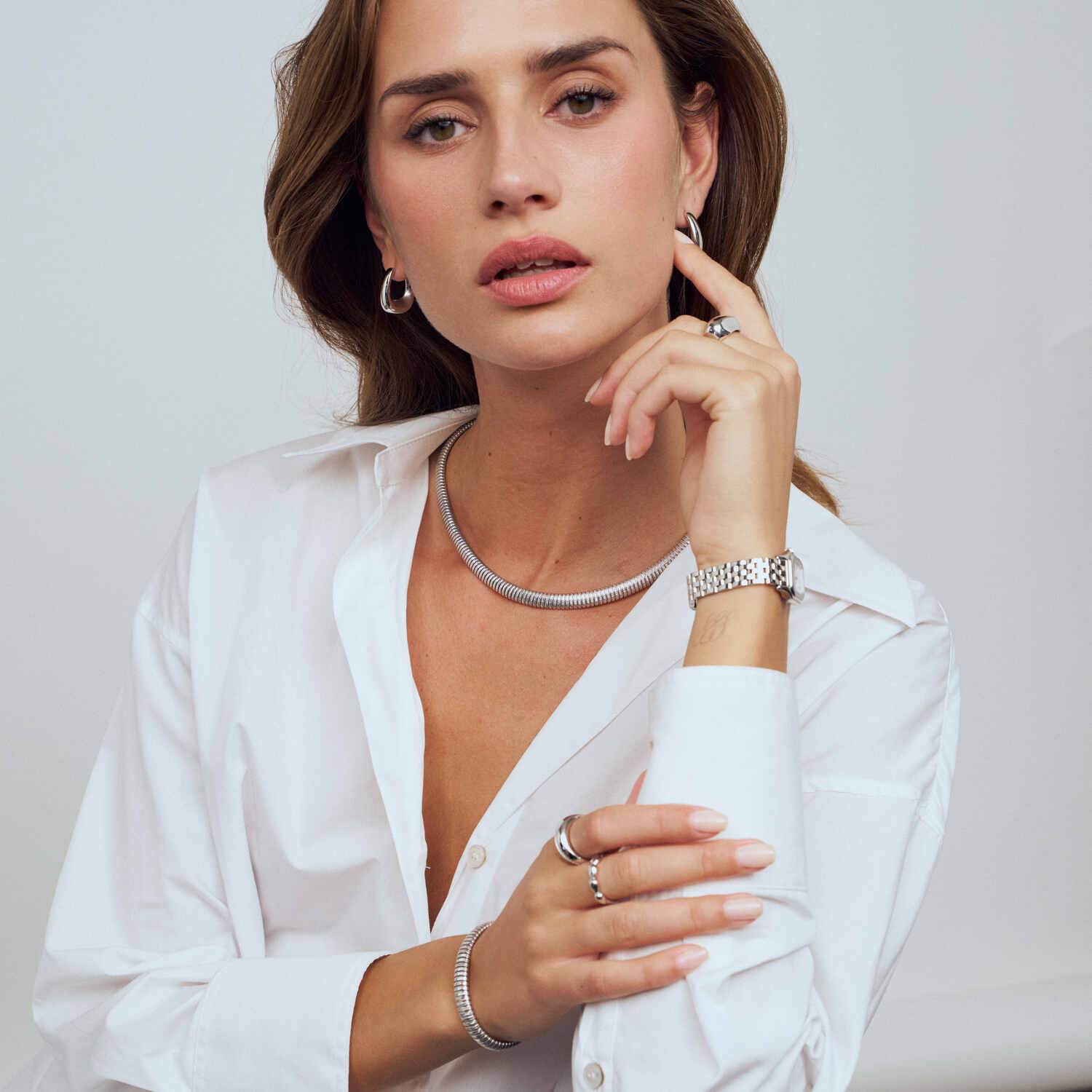 Glamour Riviery: Srebrny Naszyjnik Riva, Sif Jakobs, Skandynawski Design, Vivagem Selection