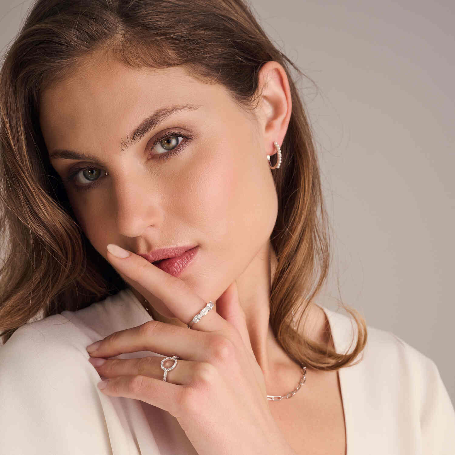 Złoty Pierścionek Biella Okrąg Życia | Srebro 925 Pozłacane | Vivagem