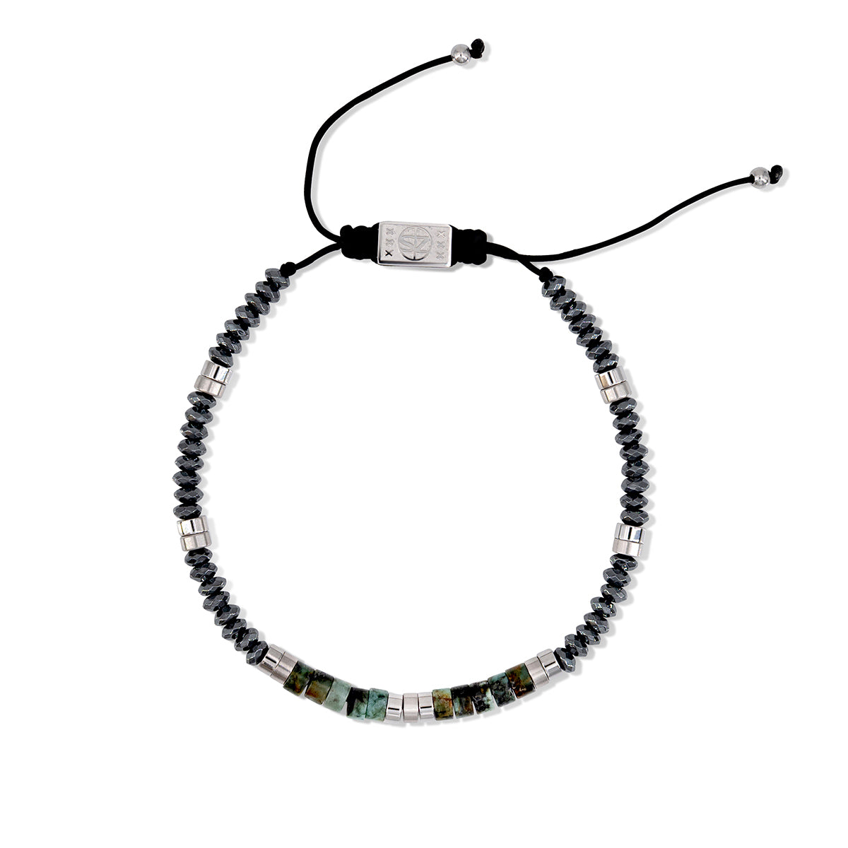 Męska Bransoleta Zeades Monte Carlo Juniperus | Turkus i Hematyt | Vivagem