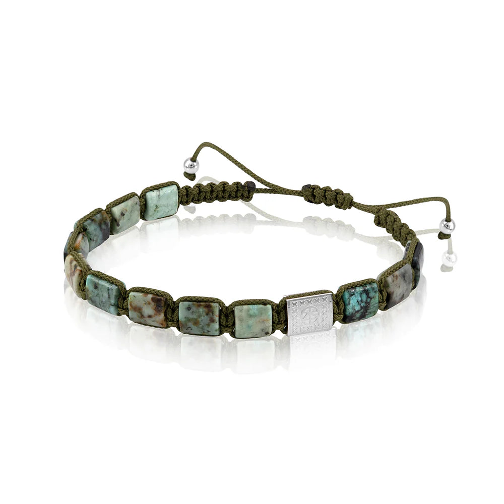 Męska Bransoleta Zeades Monte Carlo Fontana | Afrykański Turkus | Vivagem