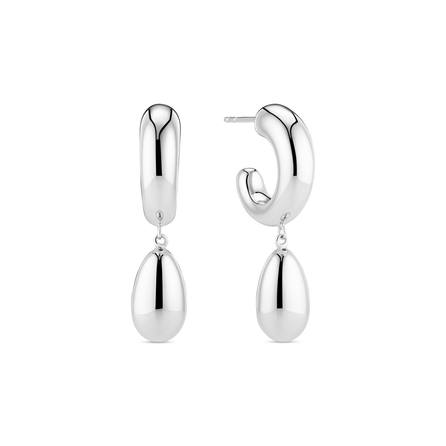 Elegancja w Ruchu: Kolczyki Wiszące Goccia Pendolo od Sif Jakobs, Vivagem Selection