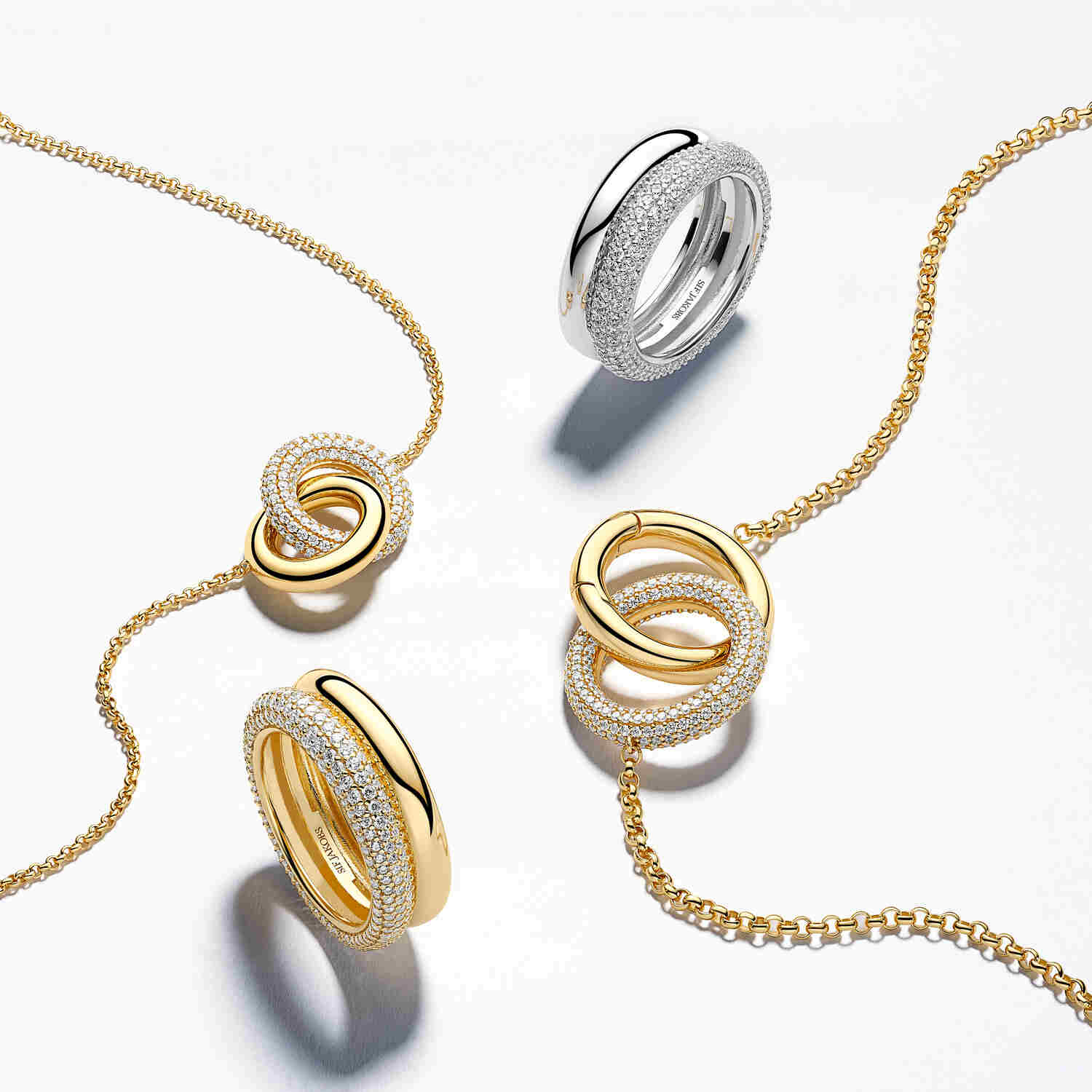 Harmonia Złota i Blasku: Naszyjnik Vivagem Selection - Carrara Due Piccolo od Sif Jakobs