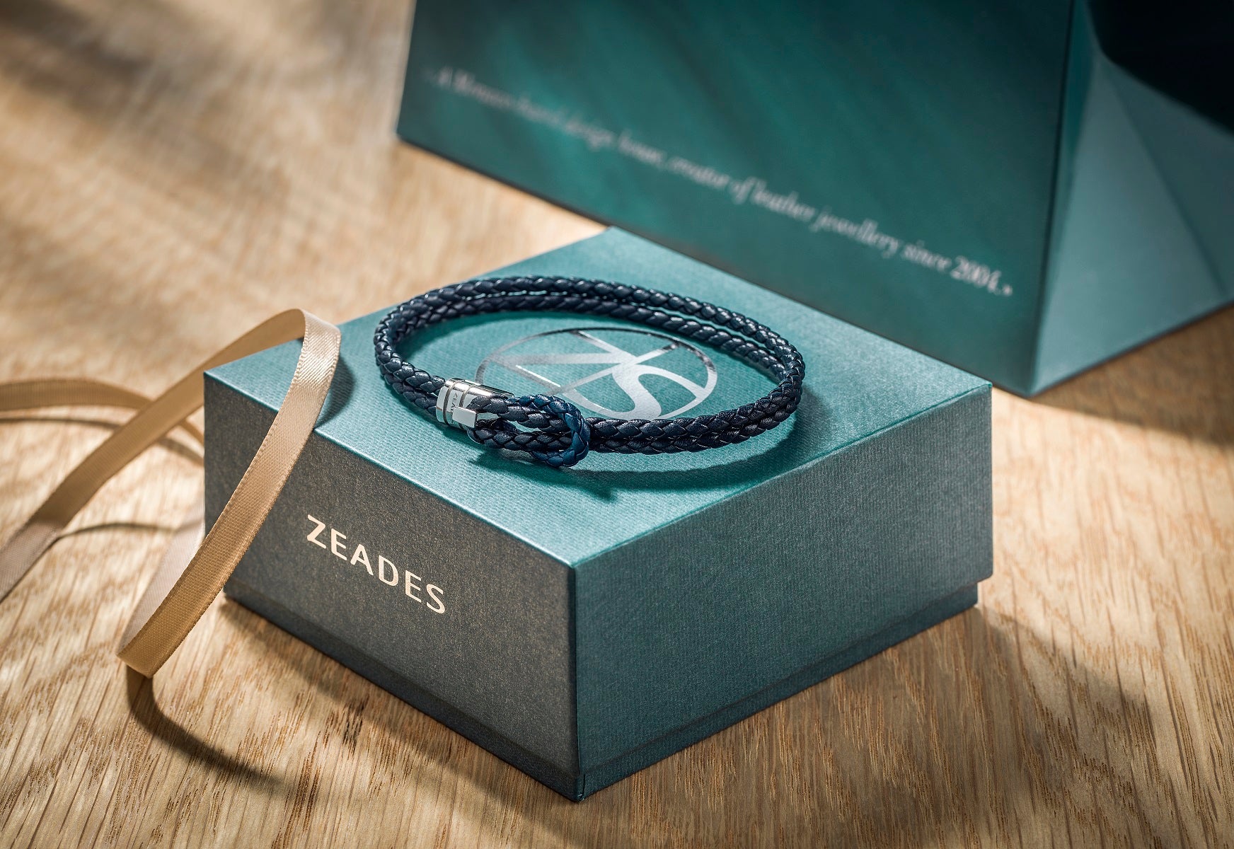 Męska Bransoleta Zeades Monte Carlo Porto Ora | Sodalit i Czarny Agat | Vivagem