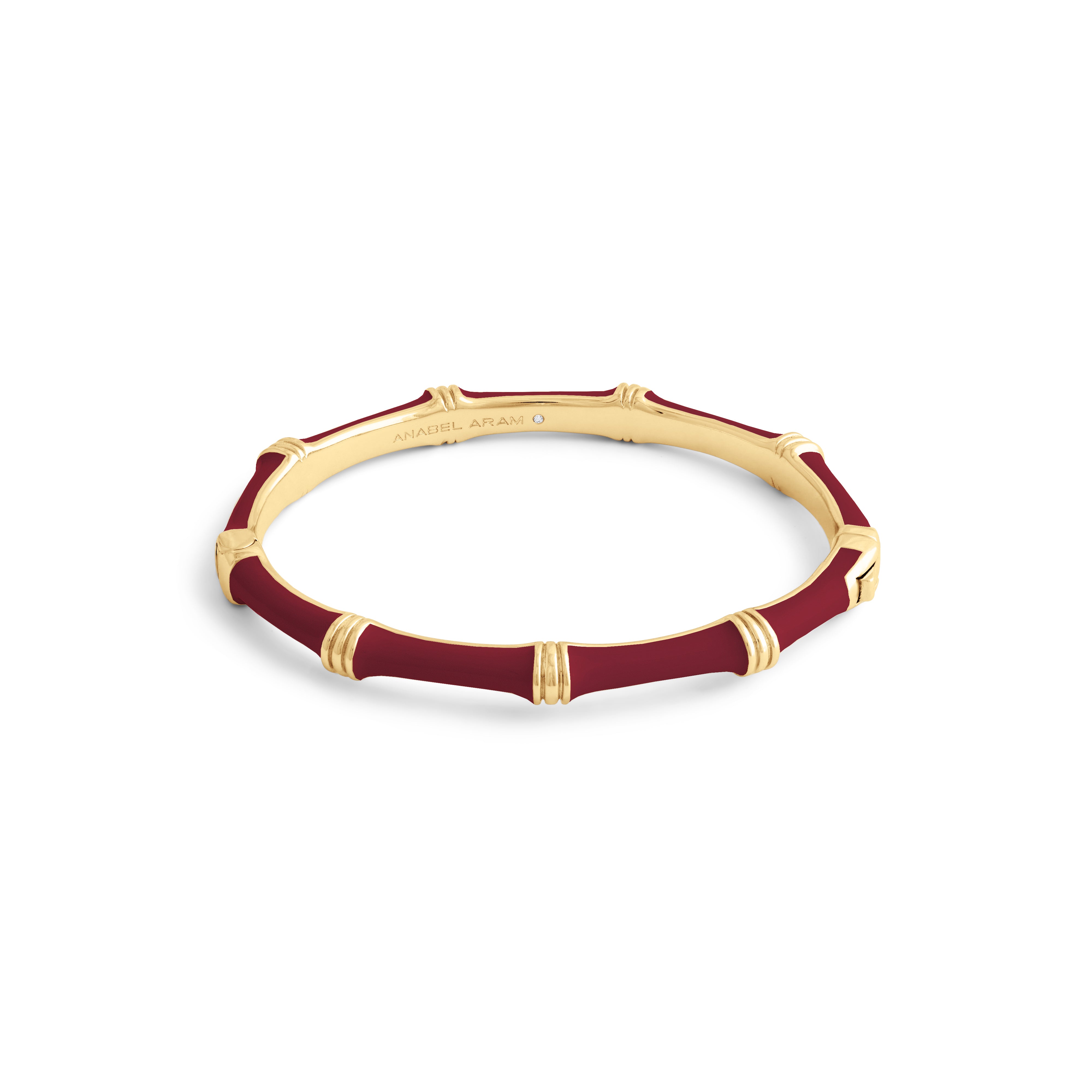 Kolorowa Bransoletka Bangle Bamboo Emalia  | Vivagem