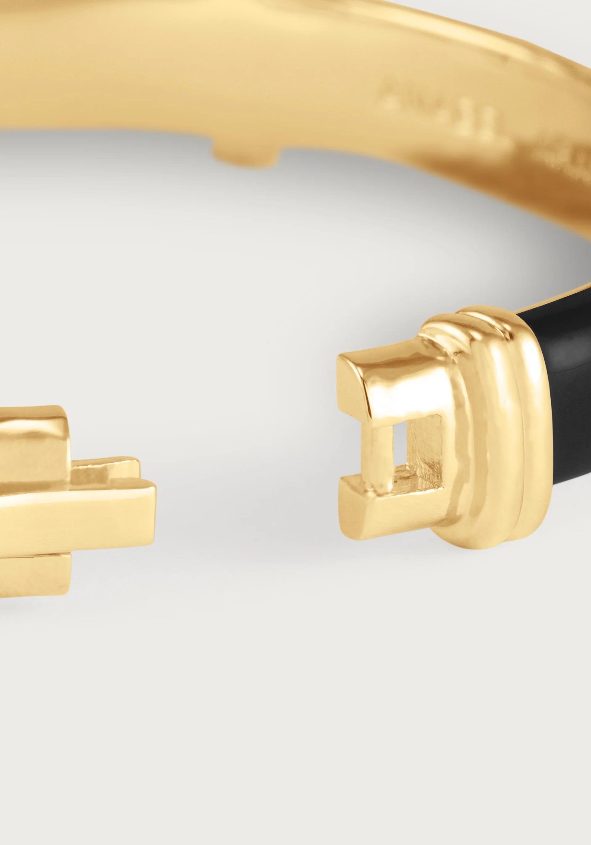 Bransoleta Otwierana Forza Czarna Emalia