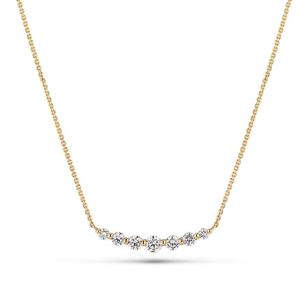 Złoty Naszyjnik Tiara z Diamentami Laboratoryjnymi 0,37 ct / 0,46 ct (14k)