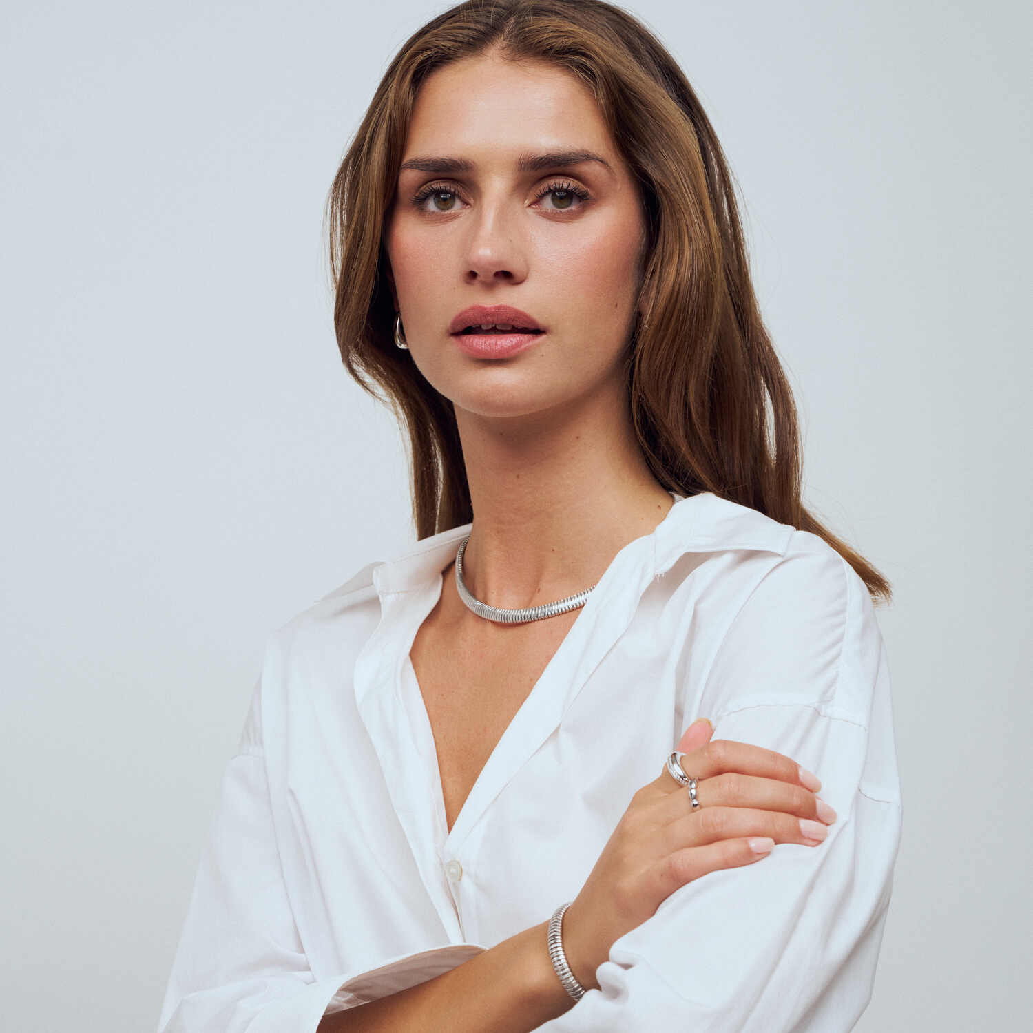 Glamour Riviery: Srebrny Naszyjnik Sif Jakobs Riva, Skandynawski Design, Vivagem Selection