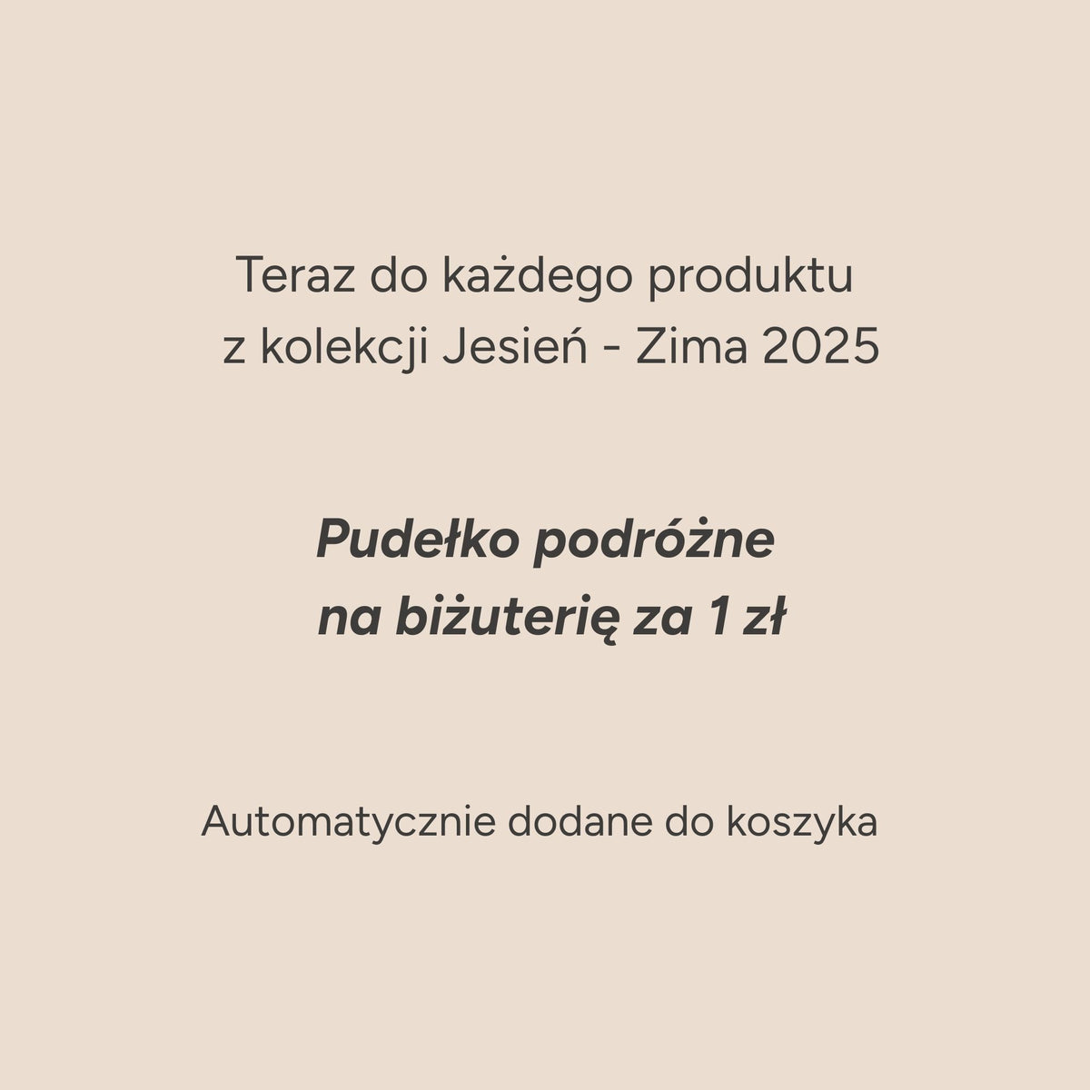 promocja pudełko na biżuterię z 1 zł