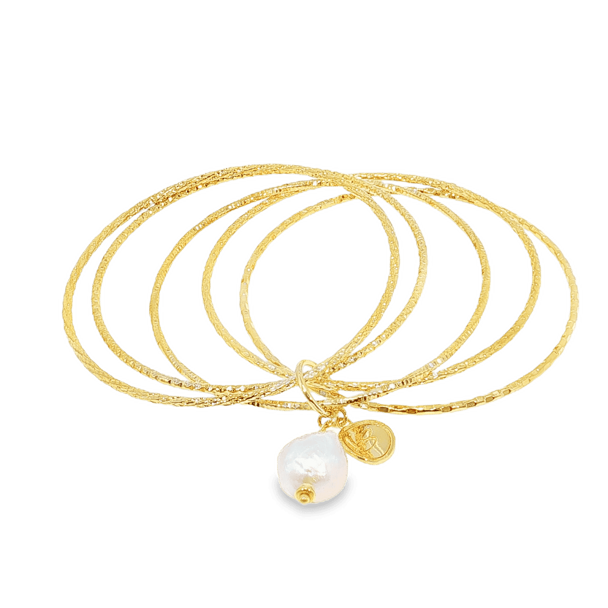 Różana Elegancja: Wielorzędowa Bransoletka Bangle Bronzallure Felicia z Perłą, Golden Rosé, Vivagem Selection - zdjęcie 8