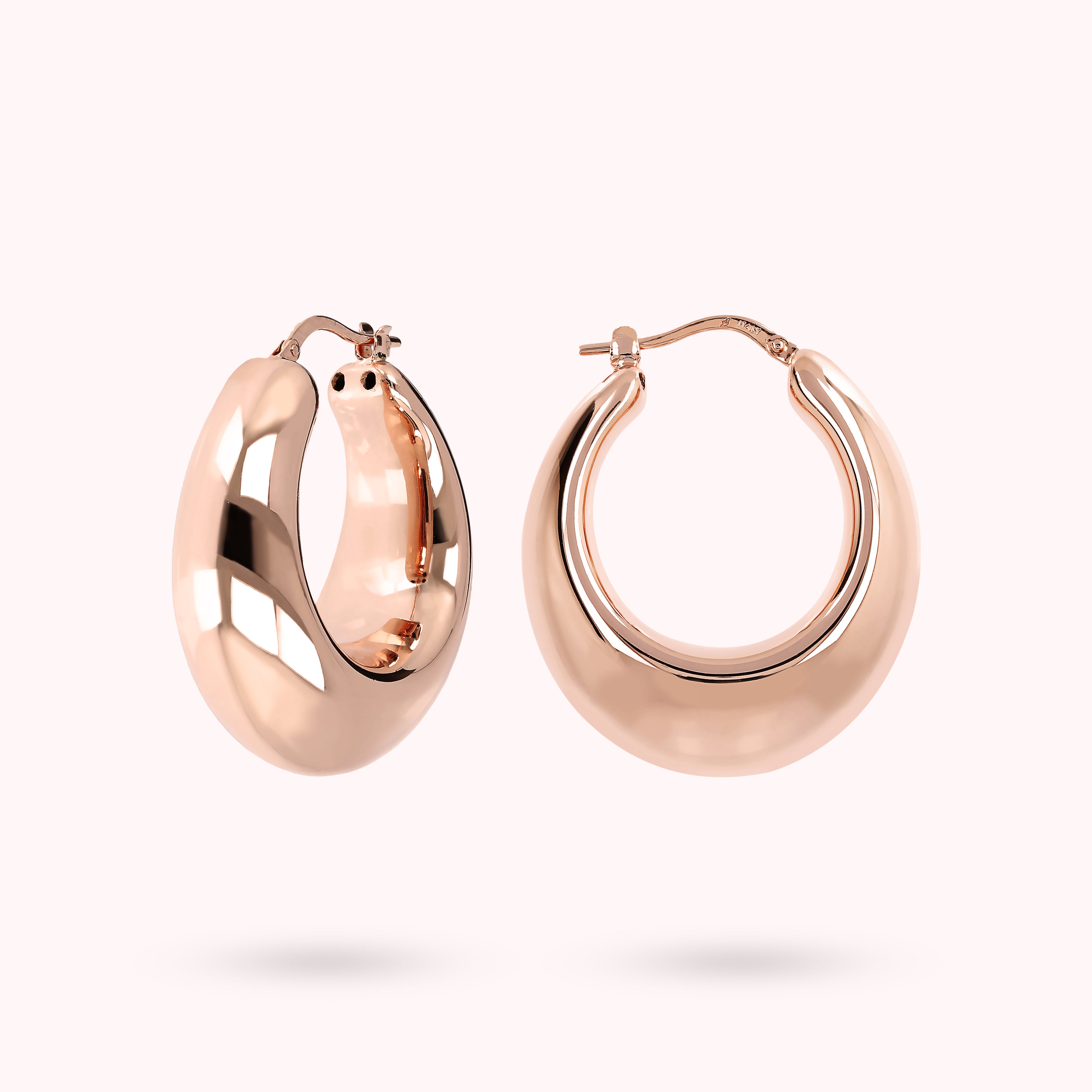 Kolczyki Koła Puffy Golden Rosé (Bronzallure)