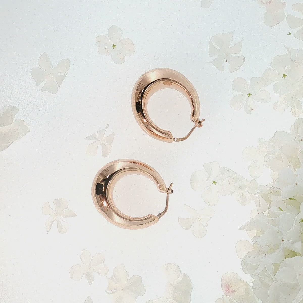 Kolczyki Koła Puffy Golden Rosé (Bronzallure) - zdjęcie 5