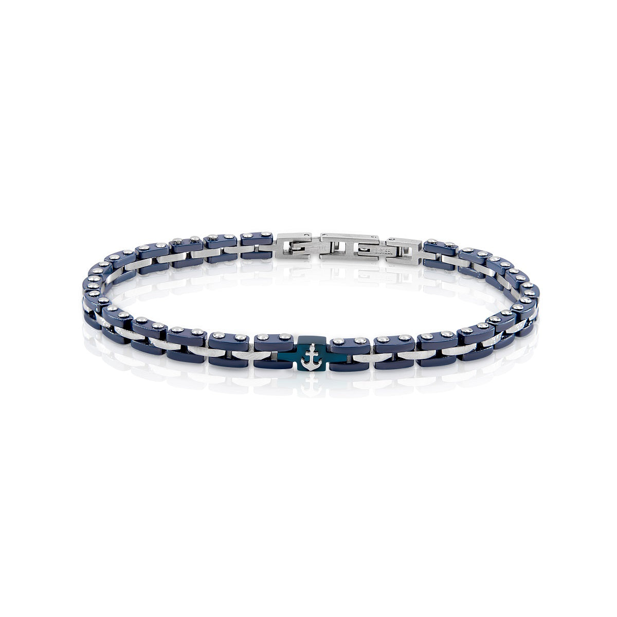 Męska Bransoleta Stalowa Zeades Monte Carlo Gozo | Abyss Blue Ceramika | Vivagem