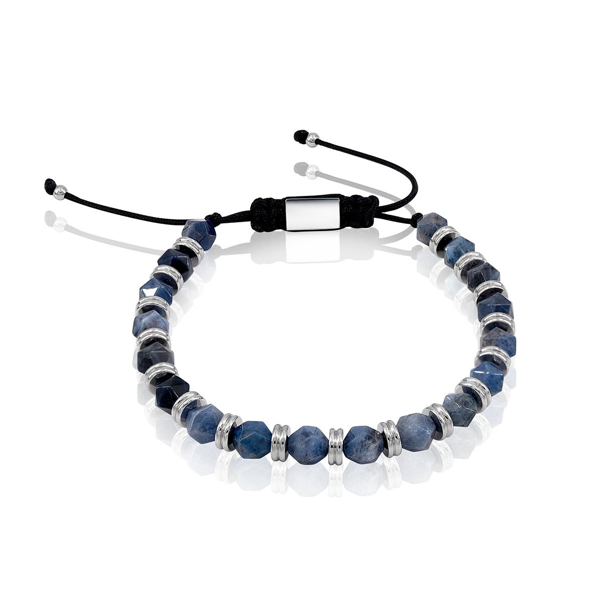 Męska Bransoleta Zeades Monte Carlo Samaria | Fasetowany Sodalit | Vivagem