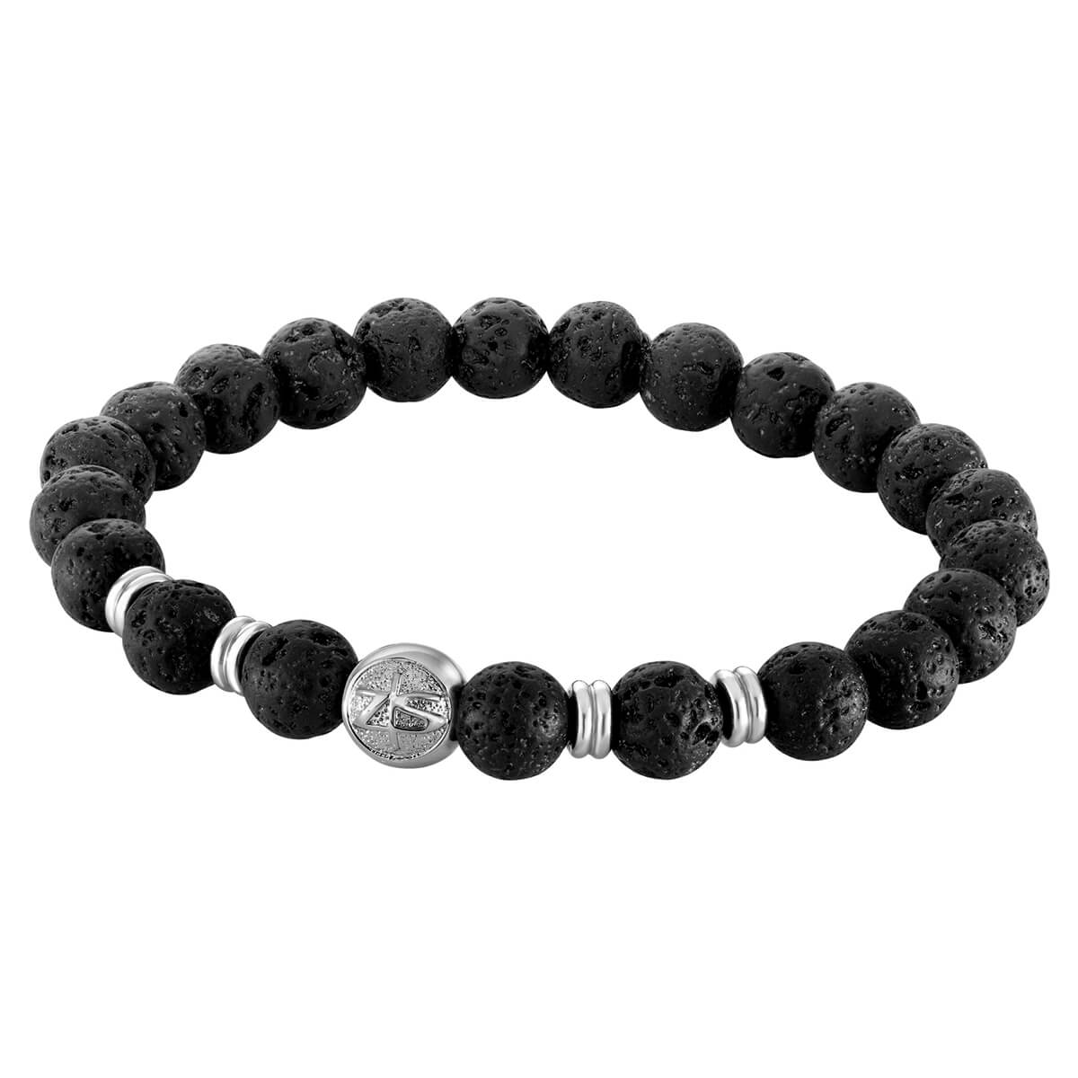Męska Bransoleta Zeades Monte Carlo Chandelier | Lawa Wulkaniczna | Vivagem