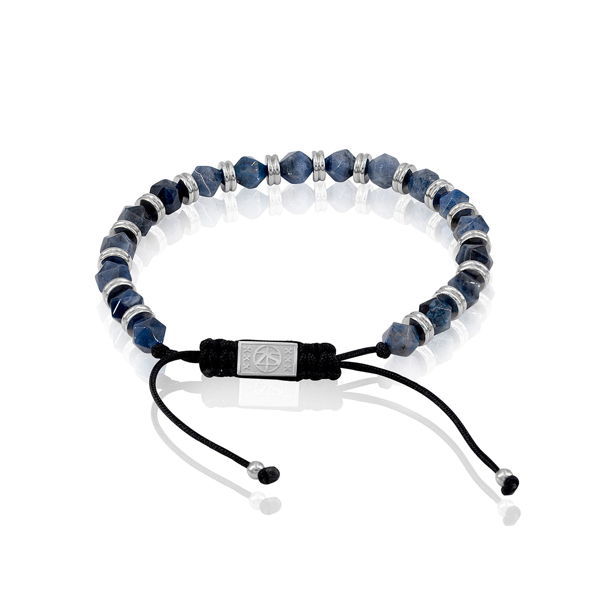Męska Bransoleta Zeades Monte Carlo Samaria | Fasetowany Sodalit | Vivagem